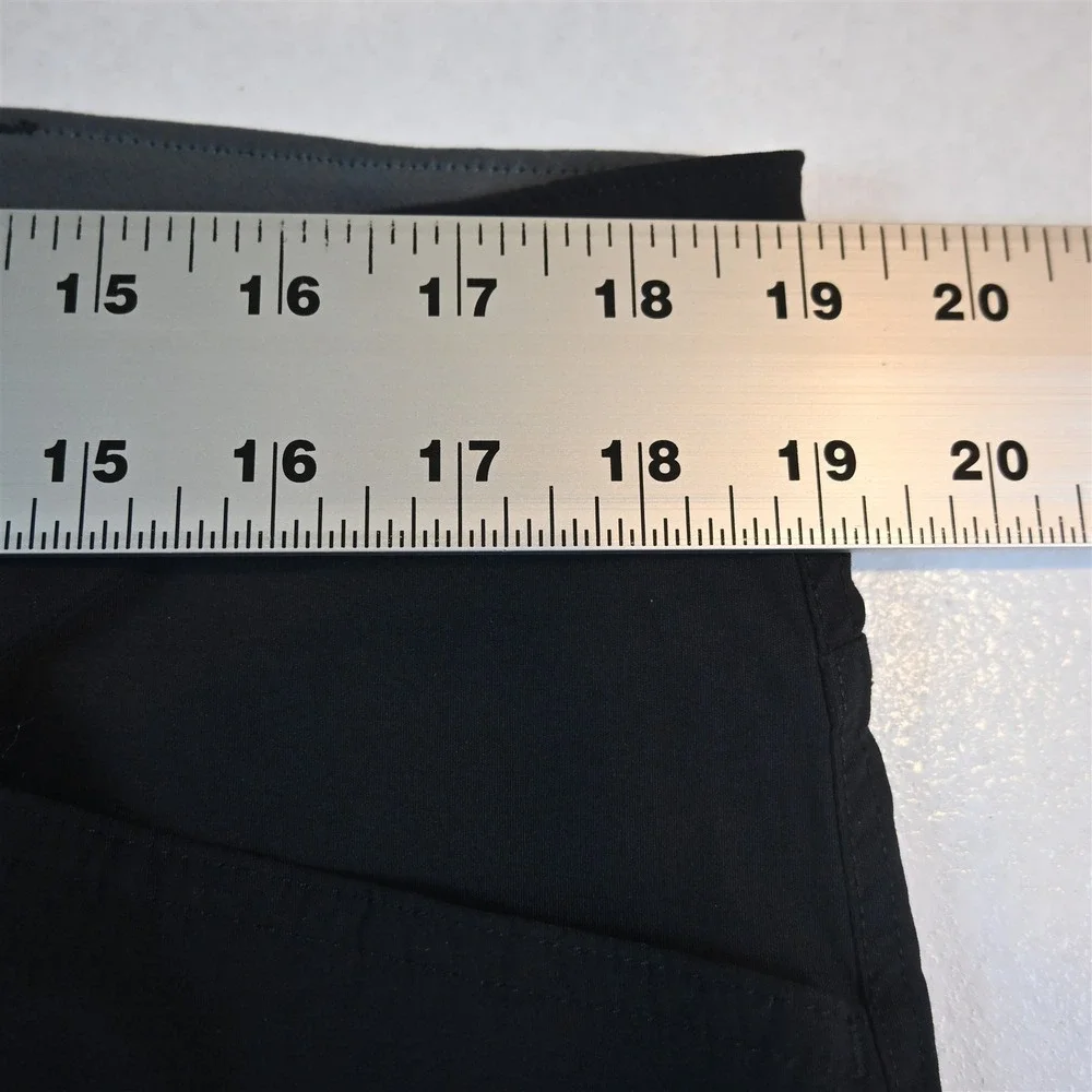 Eddie Bauer 40x30 Black Performance Zip Off Convertible‎ Cargo Shorts Mens Pants